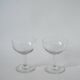 Lot de 6 coupes à champagne dépareillées en cristal 1930-1950