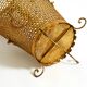Large Mid-Century Regency umbrella stand made of gilded metal, Italy 1960s