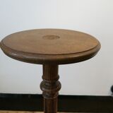 Elegant solid wood plant holder