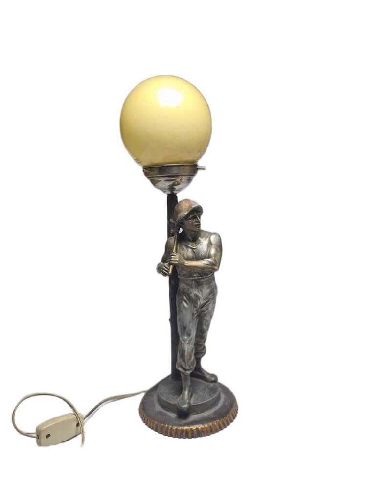 Art Deco bedside lamp, Poland, 1950s