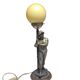 Art Deco bedside lamp, Poland, 1950s