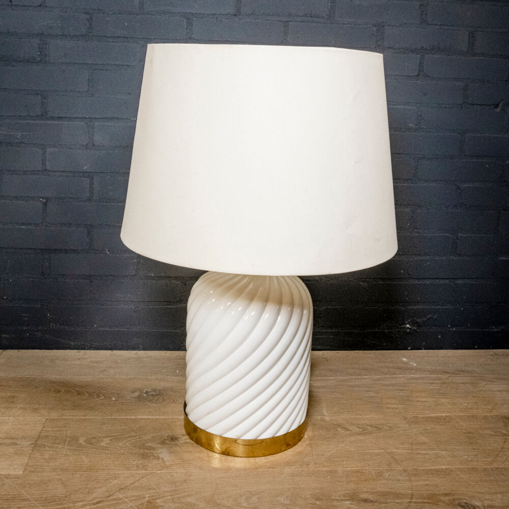 Tommaso Barbi 'Swirl' table lamp from the 70s