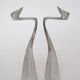 Pair of candle holders by Matthew Hilton 80's