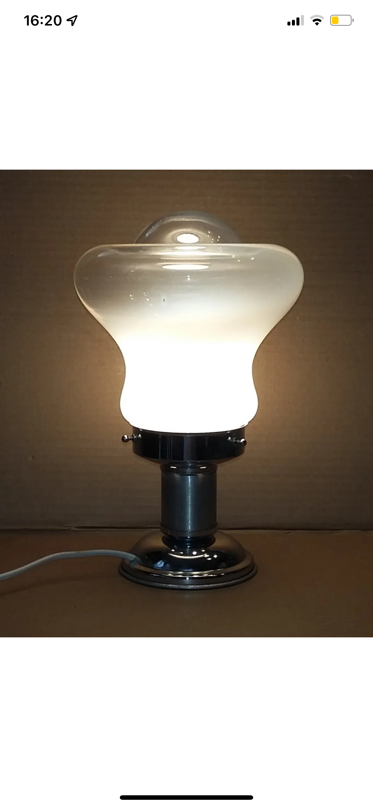 Italian vintage lamp in Murano glass 1970