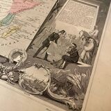 Old illustrated map of Africa
