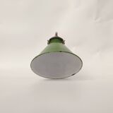 Swan neck enamelled sheet metal wall lights