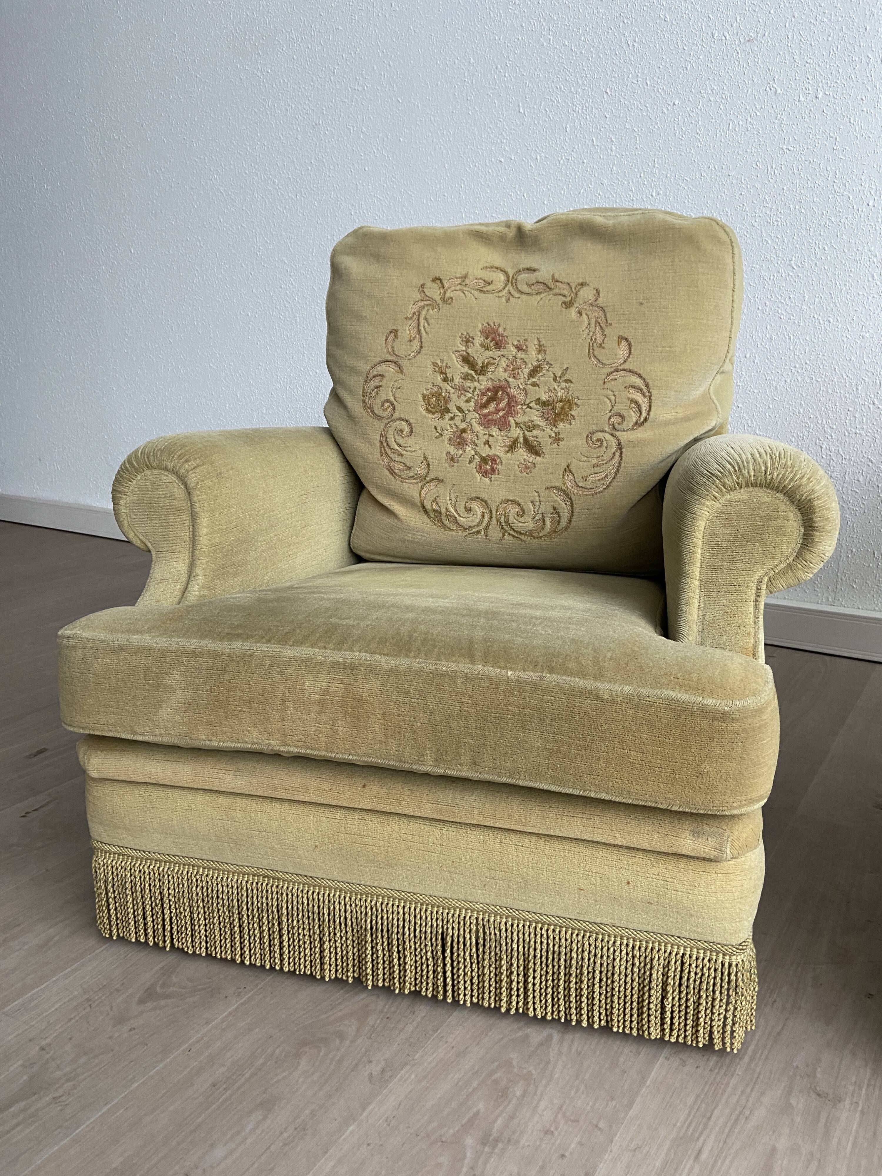 Pair of lounge chairs Jean Prévost 70/80