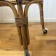 Vintage rattan cradle