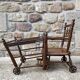 Chaise haute enfant en bois pliante
