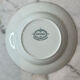 Set of 9 deep plates, ironstone Narcisses Onnaing