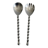 Twisted salad servers