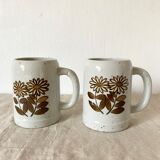 Pair of vintage beer mugs