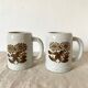 Pair of vintage beer mugs