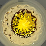 Pair of table lamps with large Murano globes from the 1970s.