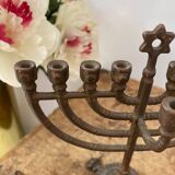 Five Branch Menorah Candle Holder