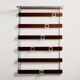 Coat rack in rosewood and metal