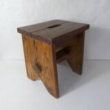 solid wood end table