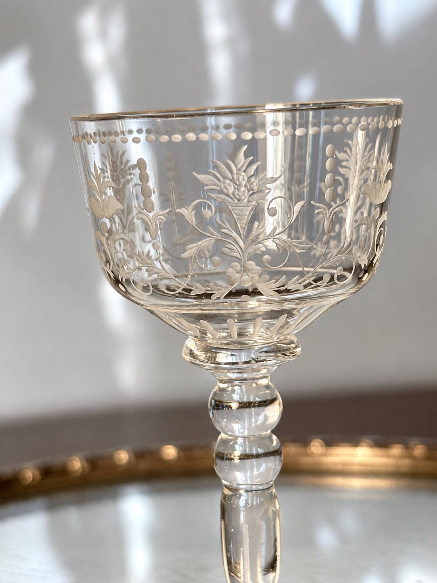 Verre à liqueur Baccarat 19eme rare