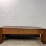 Sturdy wooden vintage coffee table