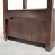 Fauteuil coffre en bois, XIX ème