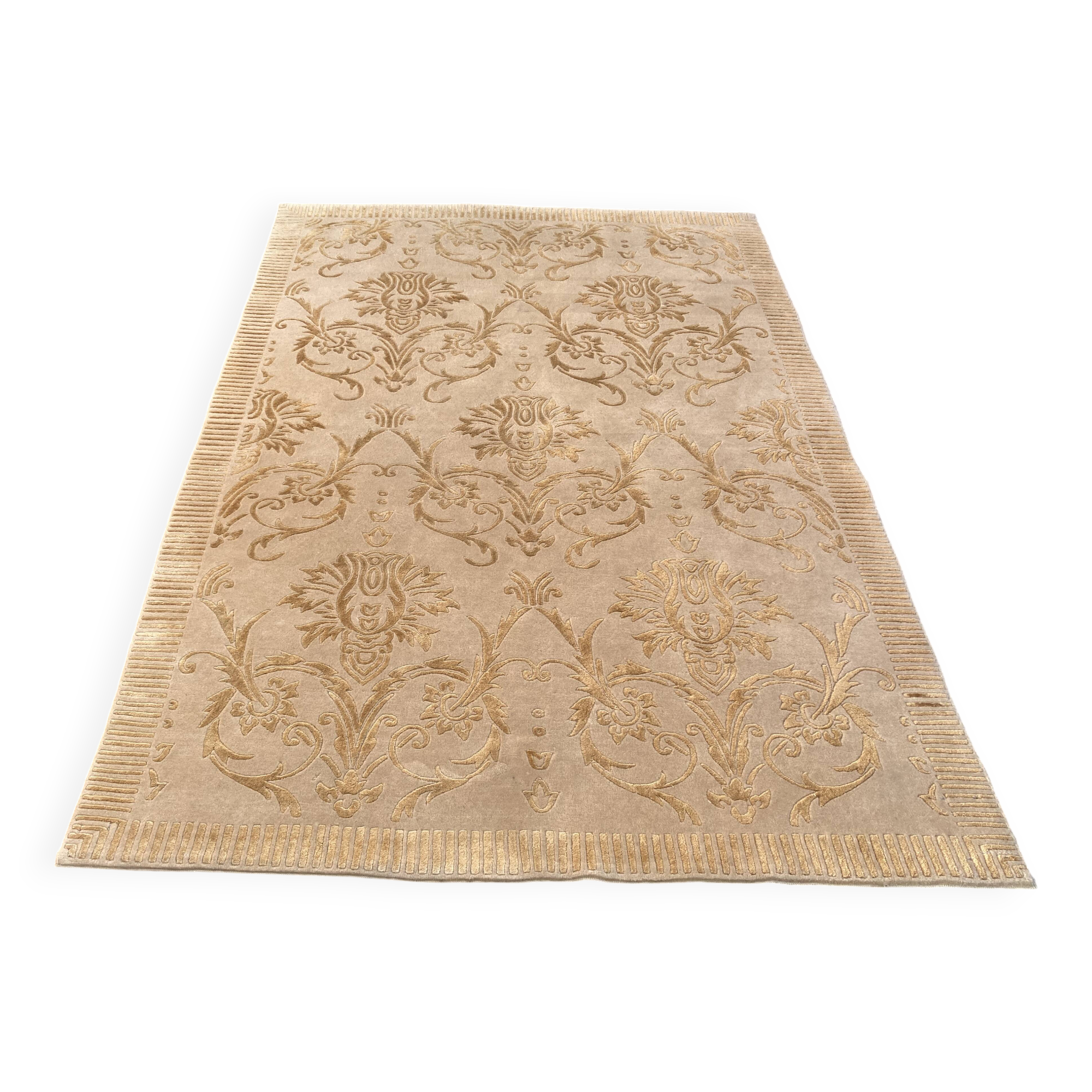 Wool and Silk Rug from Nepal 180x120 cm