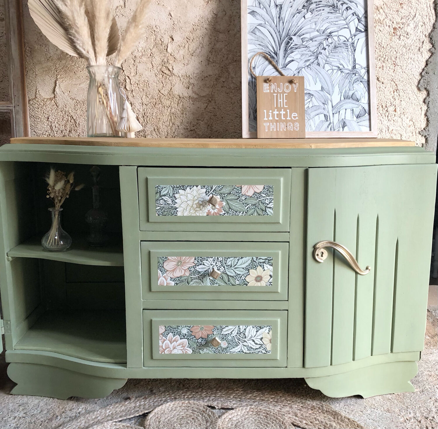 Art deco sideboard chest of drawers