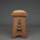 Oak Stool in the manner of architect CJ Blaauw, Amsterdam School /Art Deco