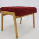 Tabouret de hêtre des années 1960, Tchécoslovaquie