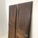 Paire de portes d'armoires en chêne XIXème siècle