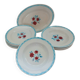 Lot of 12 Moulin des loups plates and dish