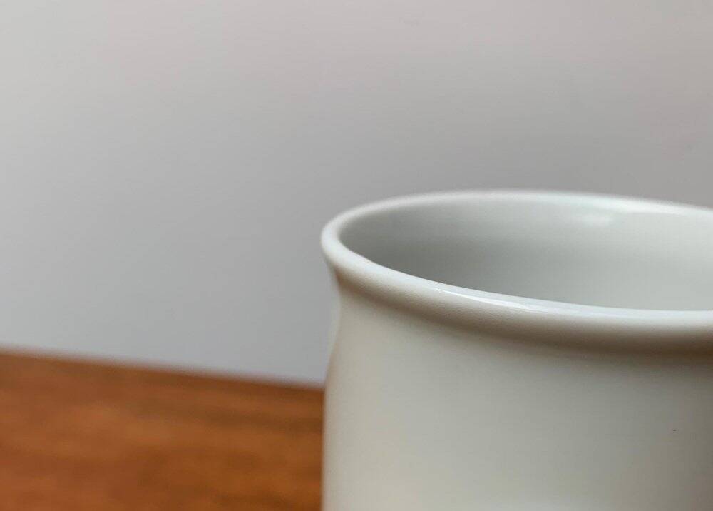 White porcelain vase from mid-century by Bjørn Wiinblad for Rosenthal.
