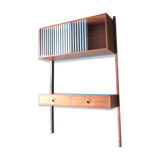 Library coffered suspended in teak, Denmark, 50 years