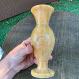 Vintage soliflore vase in white marble