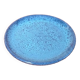 Presentation bowl enamelled ceramic, speckled navy blue
