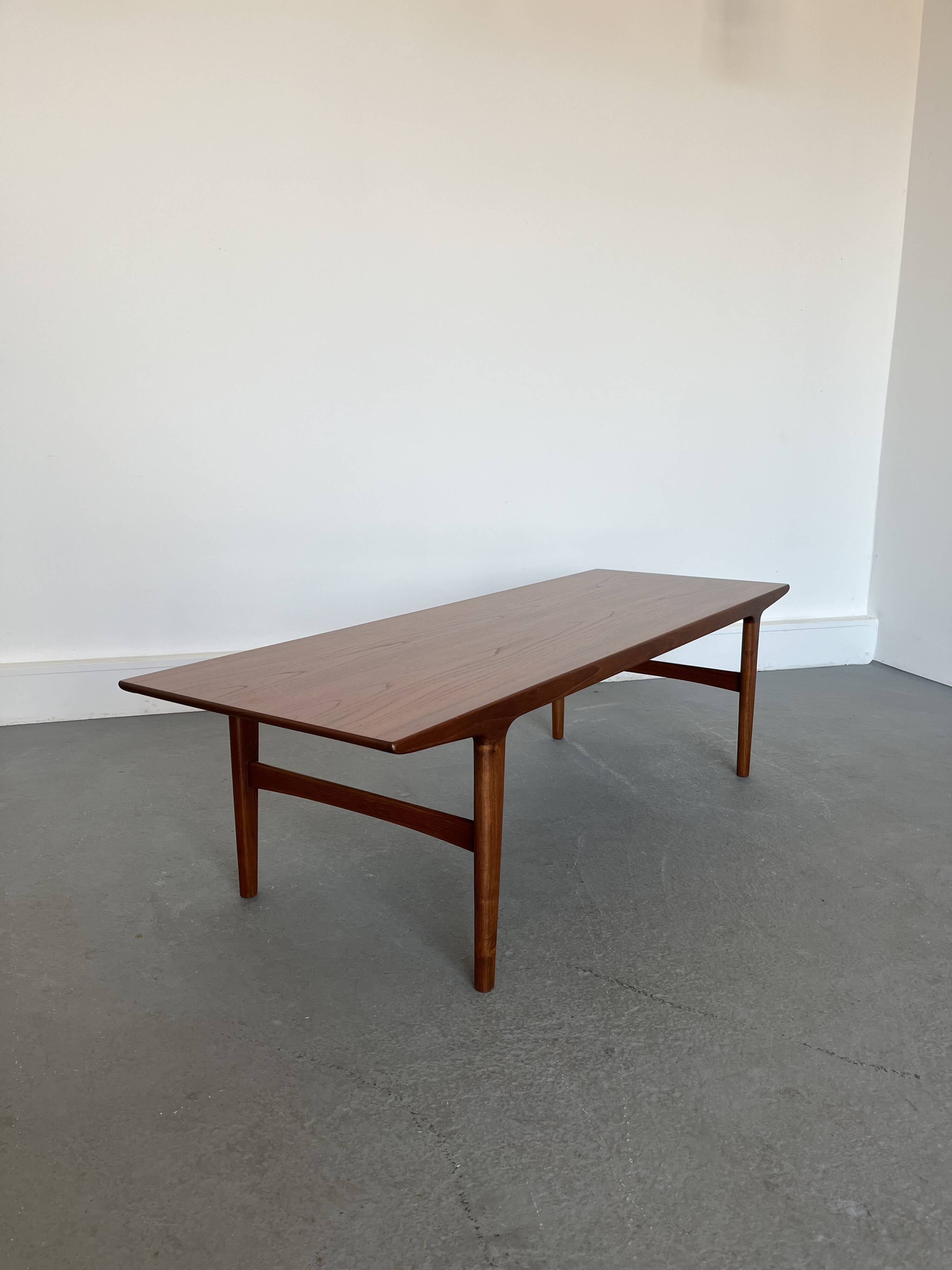 Scandinavian teak table by Niels Otto Møller, 1960s