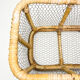 Large Rattan & Wire Egg Basket (1960s-70s)