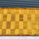 Plateau vintage en "bambou et marqueterie"
