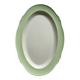 Oval serving dish in earthenware.