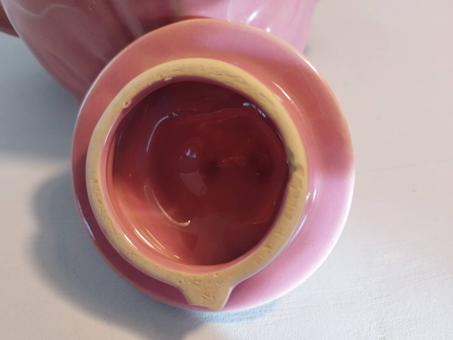 Théière éléphant rose