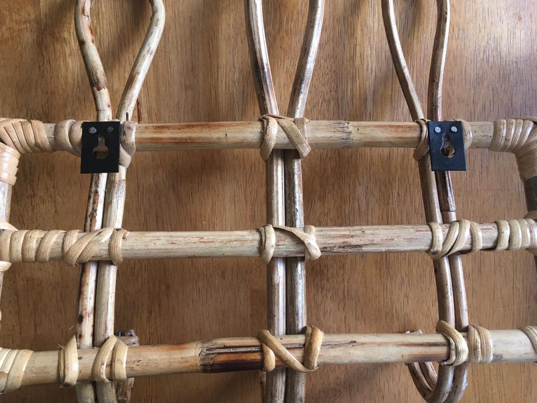 rattan coat hanger