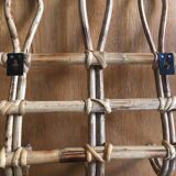 rattan coat hanger