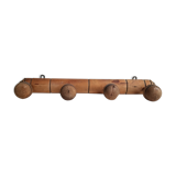 Wooden coat rack