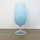 Pale blue opaline vase, opalescent glass, 1960s 70s
