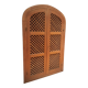 Double oriental door and its frame