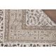 Vintage Turkish Oushak Handmade Wool Cotton White Area Rug 119x202