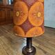 Vintage lamp with retro shade