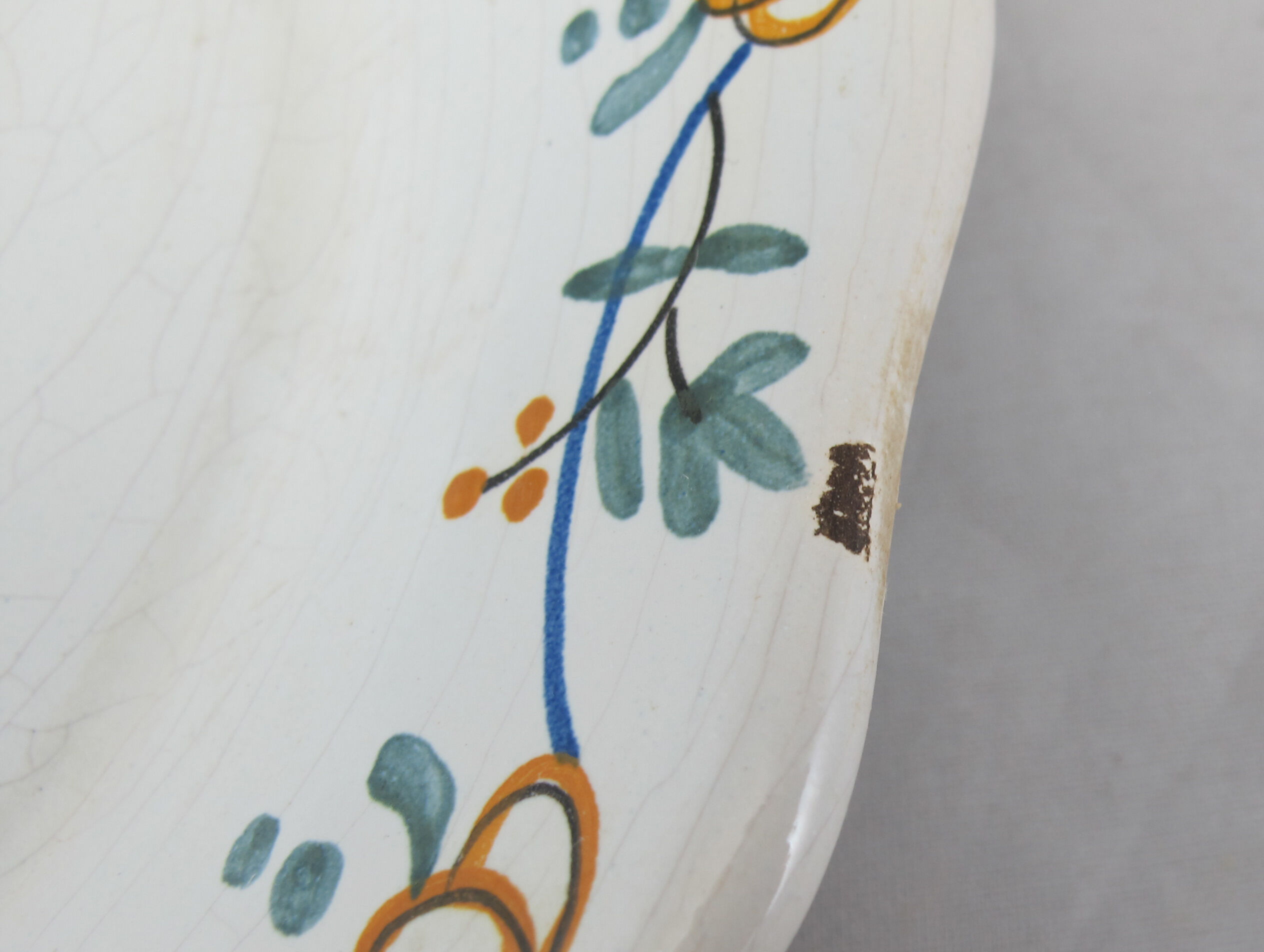Assiette en faïence nevers n°3