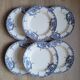 Set 6 plates Dauphin BFK 1920