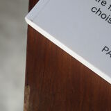 Paire de chevets vintage en bois pieds compas