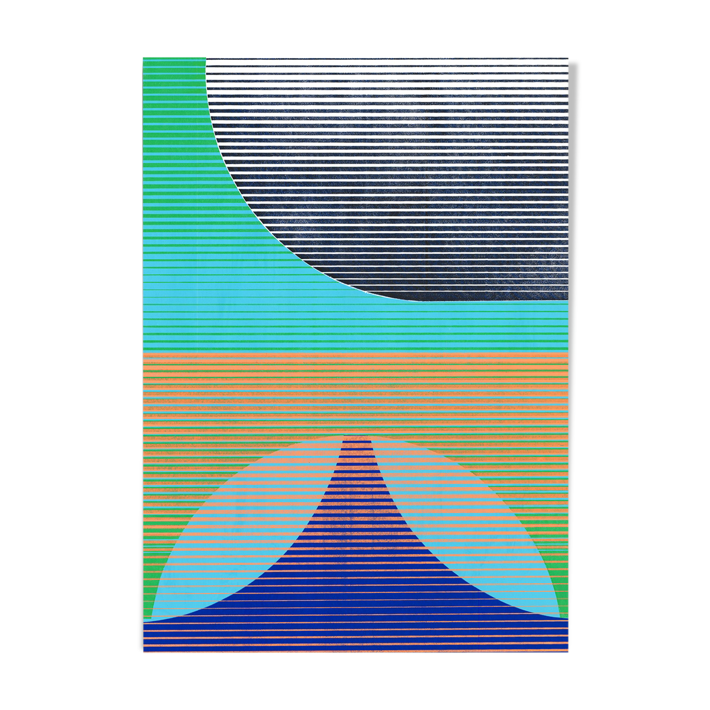 Tangram Slice XIII 50x70cm